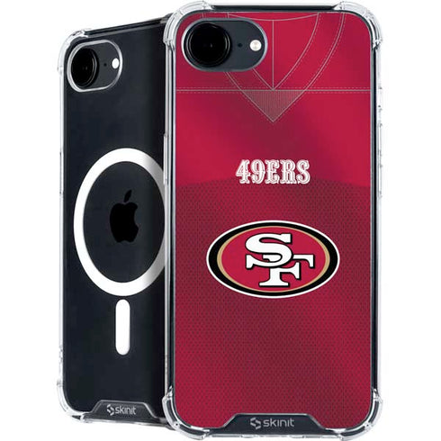 NFL San Francisco 49ers Team Jersey iPhone 16e MagSafe Case