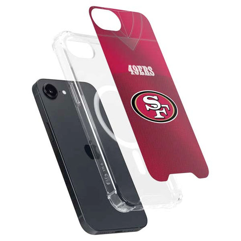NFL San Francisco 49ers Team Jersey iPhone 16e MagSafe Case