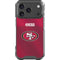 NFL San Francisco 49ers Team Jersey iPhone 18 Pro Clear Case