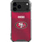 NFL San Francisco 49ers Team Jersey iPhone 18 Pro Max Clear Case