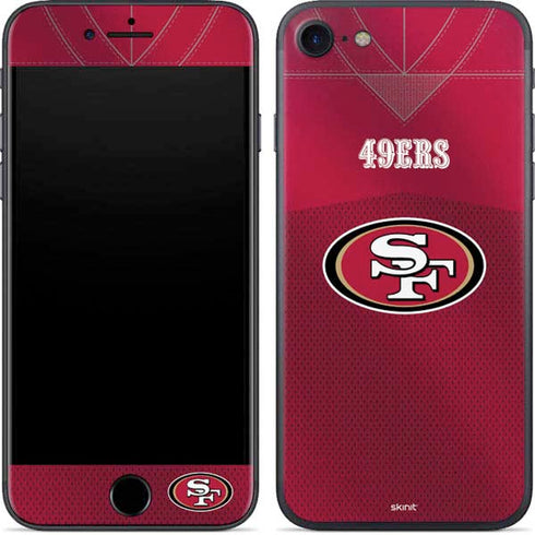 NFL San Francisco 49ers Team Jersey iPhone 8 Skin