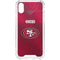 NFL San Francisco 49ers Team Jersey iPhone XS Clear Case