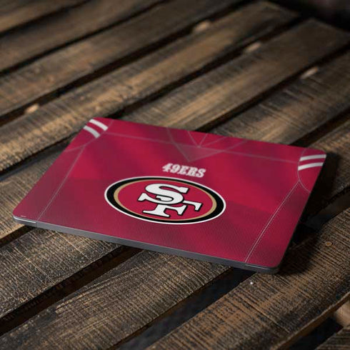 NFL San Francisco 49ers Team Jersey Apple MacBook Air Skin