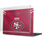 NFL San Francisco 49ers Team Jersey MacBook Pro 14in (2021-24) Case plus Skin