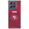 NFL San Francisco 49ers Team Jersey Moto G 5G (2025) Clear Case