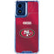 NFL San Francisco 49ers Team Jersey Moto G Play 4G (2024) Clear Case
