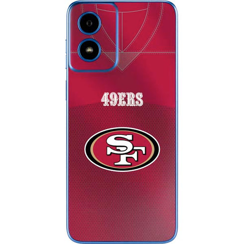 NFL San Francisco 49ers Team Jersey Moto G Play 4G (2024) Skin