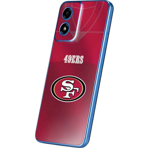 NFL San Francisco 49ers Team Jersey Moto G Play 4G (2024) Skin