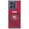 NFL San Francisco 49ers Team Jersey Moto G Power 5G (2025) Clear Case