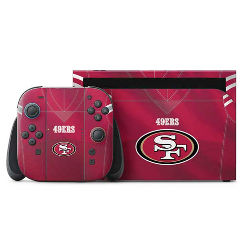 NFL San Francisco 49ers Team Jersey Nintendo Skins