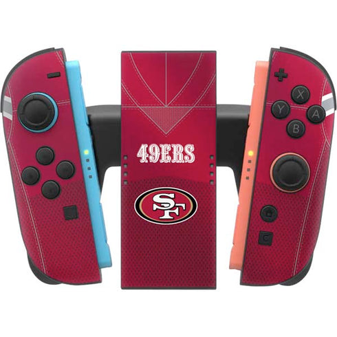 NFL San Francisco 49ers Team Jersey Nintendo Switch 2 (2025) Joy-Con Controller Skin