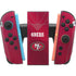 NFL San Francisco 49ers Team Jersey Nintendo Switch 2 (2025) Joy-Con Controller Skin
