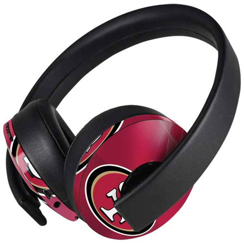 NFL San Francisco 49ers Team Jersey PlayStation 4 Gold Wireless Headset Skin