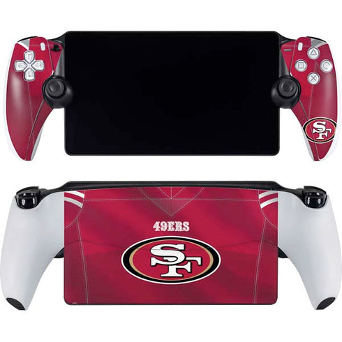 NFL San Francisco 49ers Team Jersey PlayStation Portal Remote Player Skin
