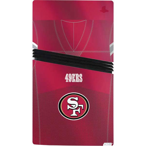 NFL San Francisco 49ers Team Jersey PS5 Pro Bundle Skin