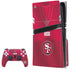 NFL San Francisco 49ers Team Jersey PS5 Pro Disk Bundle Skin