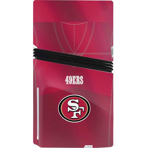 NFL San Francisco 49ers Team Jersey PS5 Pro Disk Bundle Skin