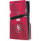 NFL San Francisco 49ers Team Jersey PS5 Pro Disk Console Skin