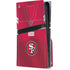NFL San Francisco 49ers Team Jersey PS5 Pro Disk Console Skin