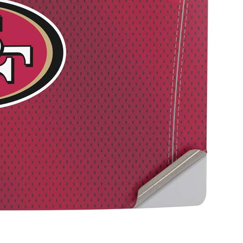NFL San Francisco 49ers Team Jersey PS5 Pro Disk Console Skin