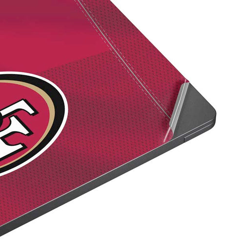 NFL San Francisco 49ers Team Jersey Surface Laptop 7 13.8in Skin