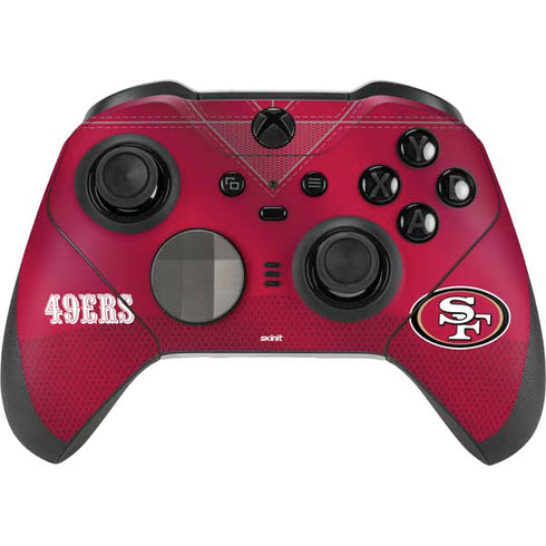 NFL San Francisco 49ers Team Jersey Xbox Elite Wireless Controller Series 2 Skin