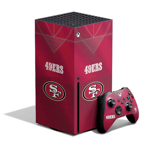 NFL San Francisco 49ers Team Jersey Xbox Series X Skins