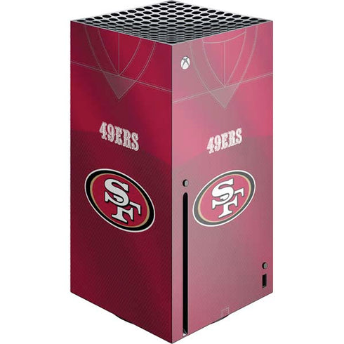 NFL San Francisco 49ers Team Jersey Xbox Series X Skins