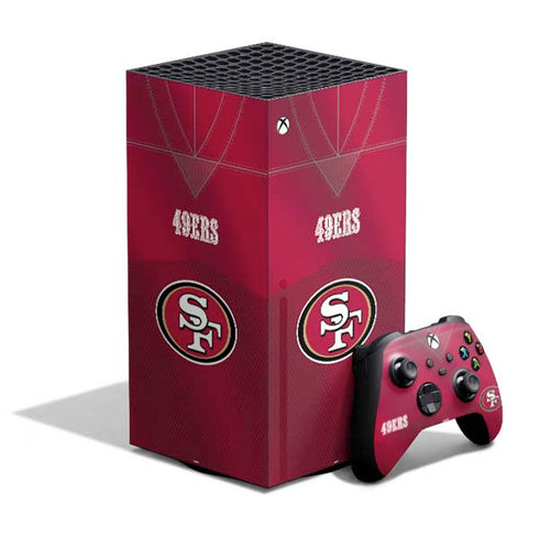 NFL San Francisco 49ers Team Jersey XBox Series X Digital Edition Bundle Skin