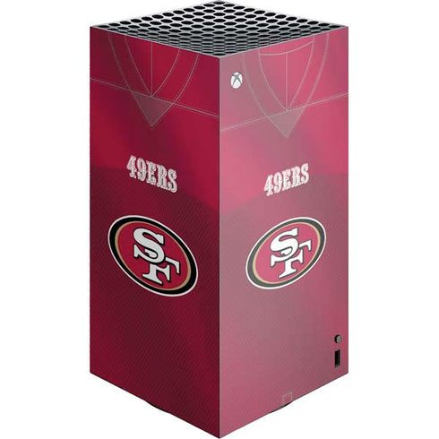 NFL San Francisco 49ers Team Jersey Xbox Series X Skins