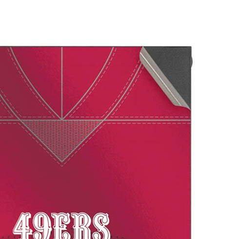 NFL San Francisco 49ers Team Jersey XBox Series X Digital Edition Console Skin