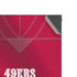 NFL San Francisco 49ers Team Jersey XBox Series X Digital Edition Console Skin