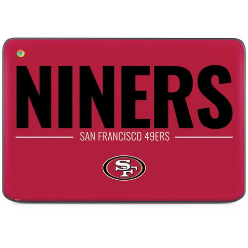 NFL San Francisco 49ers Team Motto HP Chromebook Skin