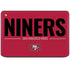 NFL San Francisco 49ers Team Motto HP Chromebook Skin