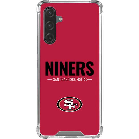NFL San Francisco 49ers Team Motto Galaxy A17 Clear Case