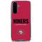 NFL San Francisco 49ers Team Motto Galaxy A36 5G Clear Case