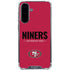 NFL San Francisco 49ers Team Motto Galaxy A36 5G Clear Case