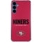 NFL San Francisco 49ers Team Motto Galaxy A55 5G Clear Case
