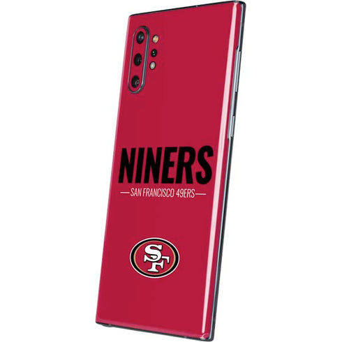 NFL San Francisco 49ers Team Motto Galaxy Note 10 Plus Skin