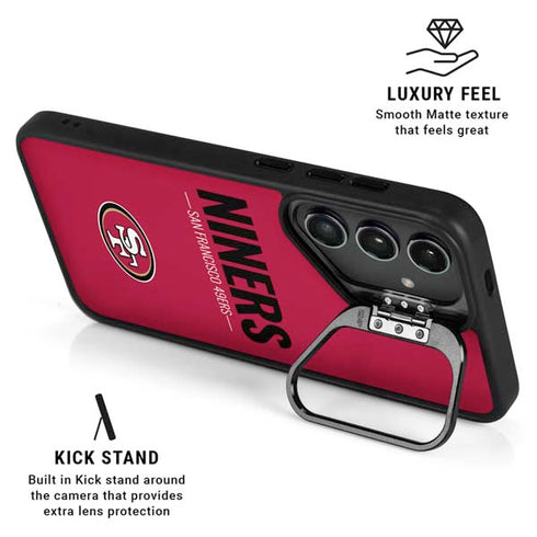 NFL San Francisco 49ers Team Motto Galaxy S25 Kickstand Case