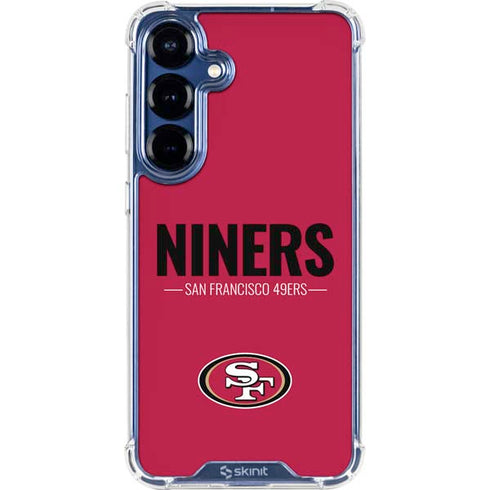 NFL San Francisco 49ers Team Motto Galaxy S25 Clear Case