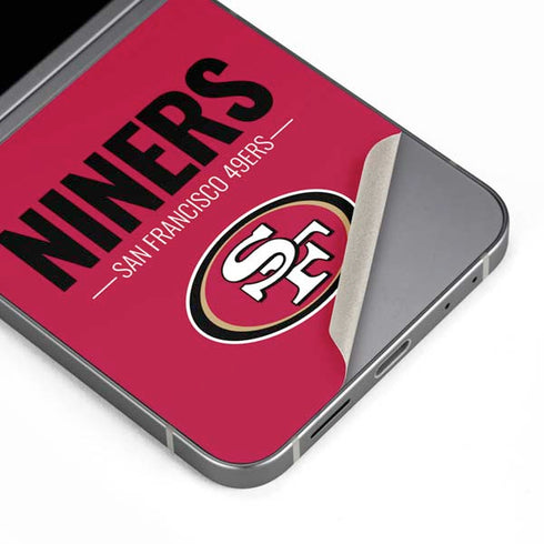 NFL San Francisco 49ers Team Motto Galaxy Z Flip6 Skin