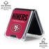 NFL San Francisco 49ers Team Motto Galaxy Z Flip6 Clear Case