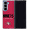 NFL San Francisco 49ers Team Motto Galaxy Z Fold5 5G Clear Case