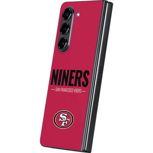 NFL San Francisco 49ers Team Motto Galaxy Z Fold5 5G Skin