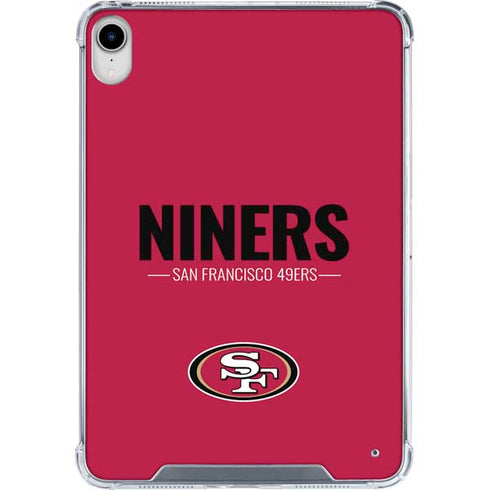 NFL San Francisco 49ers Team Motto iPad 11th Gen (2025) Clear Case