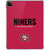 NFL San Francisco 49ers Team Motto iPad Pro 11in (2024) Clear Case