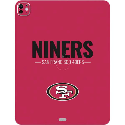 NFL San Francisco 49ers Team Motto iPad Pro 13in M4 (2024) Skin