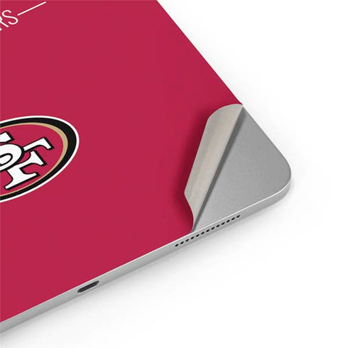 NFL San Francisco 49ers Team Motto iPad Pro 13in M4 (2024) Skin