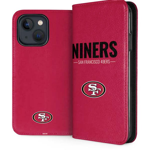 NFL San Francisco 49ers Team Motto iPhone 15 Folio Case